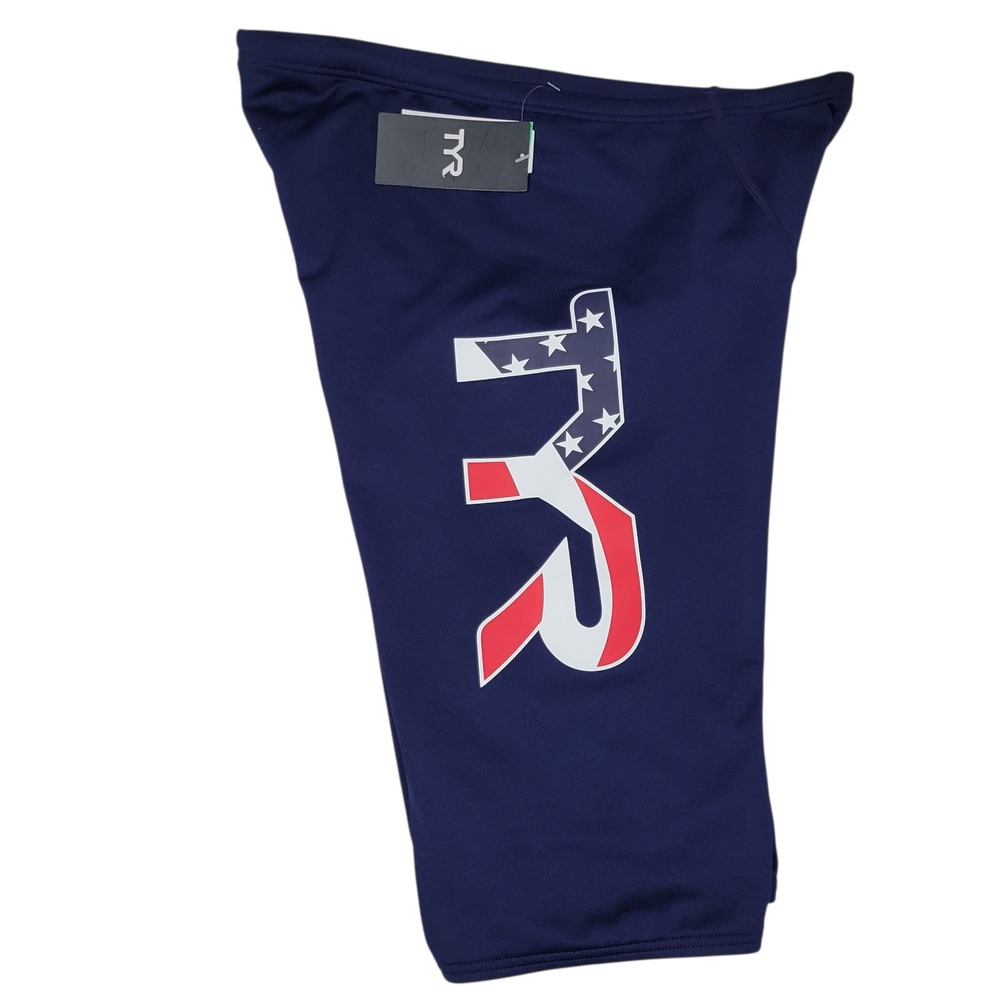 TYR Jammer Swim Short Men Size‎ 36 Large USA Durafast Elite Swimsuit Race Pool